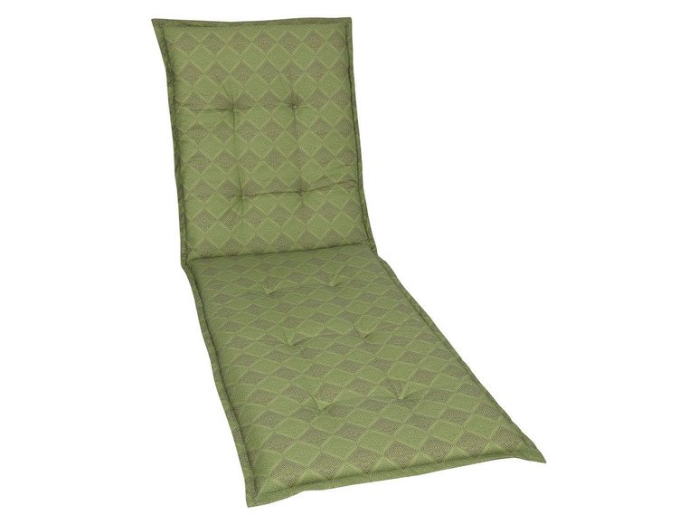GO-DE Textil Tuinstoelkussens (Groen, Stoelkussen voor een ligbed)