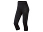 Zwarte capri leggings voor dames.