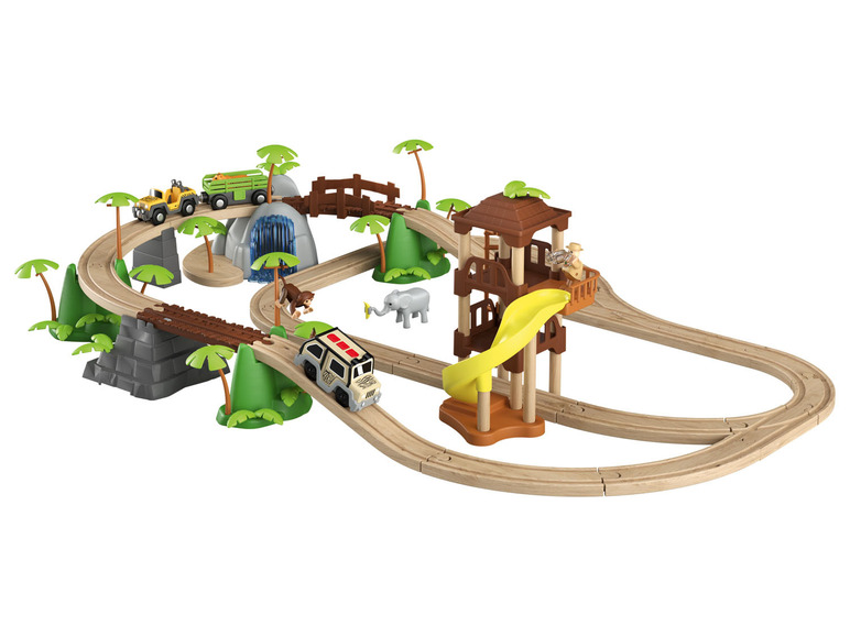 Ga naar volledige schermweergave: Playtive Houten treinbaanset - afbeelding 15