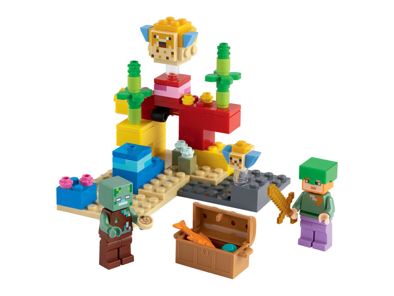 Ga naar volledige schermweergave: Lego Minecraft Minecraft™ Het koraalrif (21164) - afbeelding 3