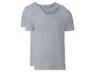 Twee grijze T-shirts van Livergy.