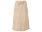 Beige rok met knopen en strik