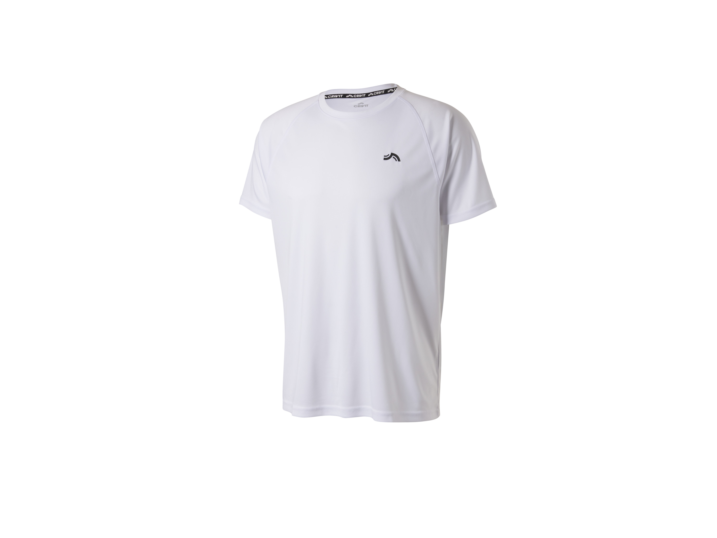 CRIVIT Heren sportshirt (Wit, S (44/46))