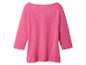 Roze dames T-shirt met lange mouwen