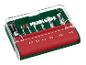Boorset met maten 2.5, 3.3, 4.2, 5.0, 6.8 en 8.5 mm in een transparante koffer.