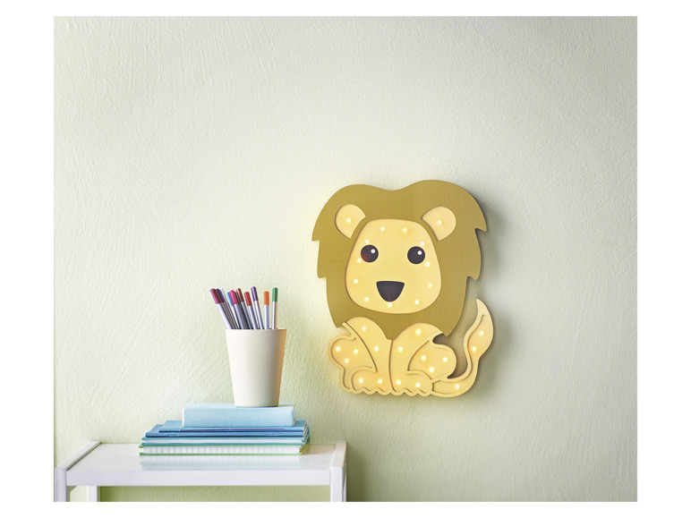 Ga naar volledige schermweergave: LIVARNO home Houten kinderlamp met LED - afbeelding 4