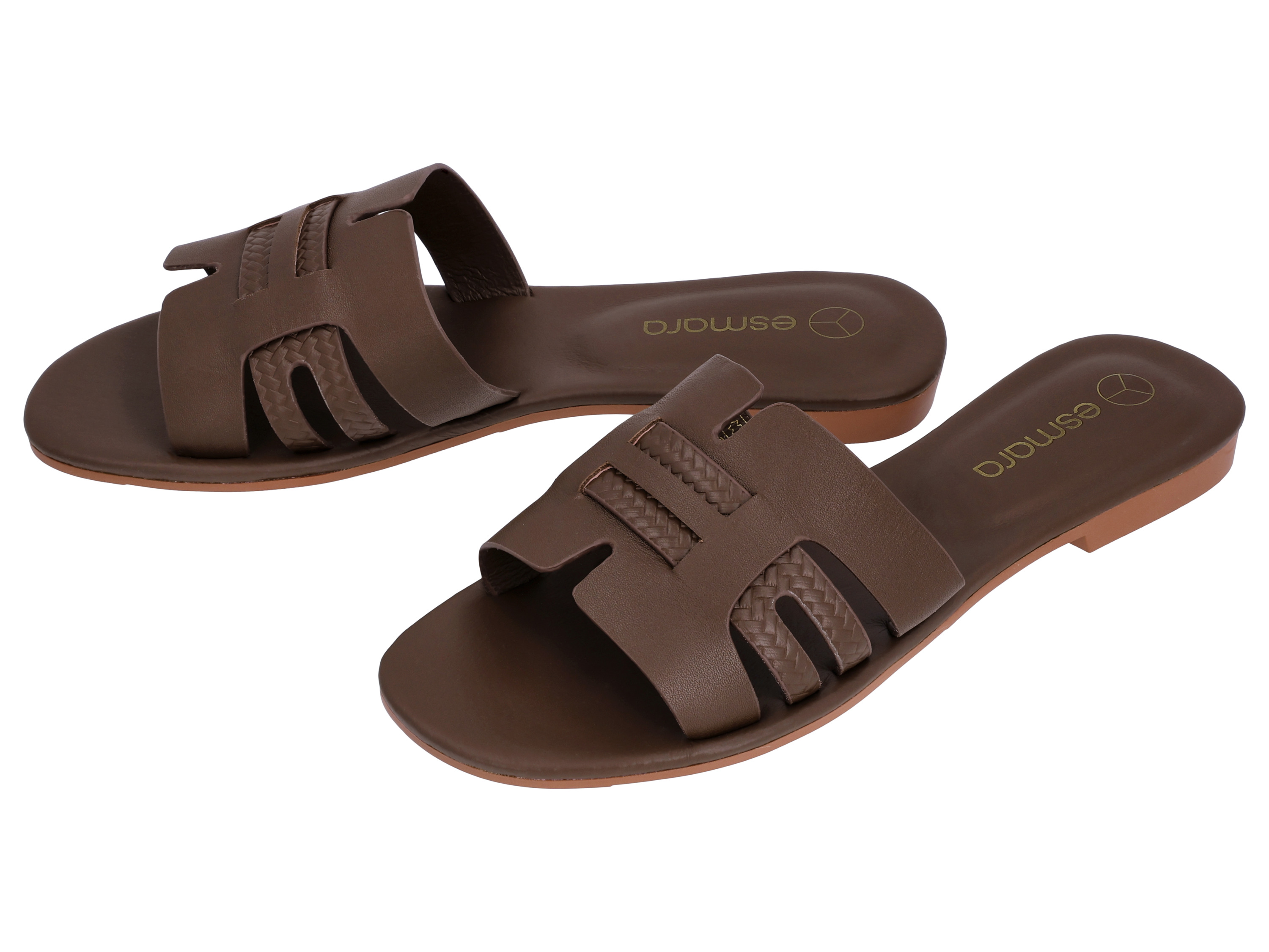 ESMARA Dames Pantolets (Bruin, 37)