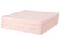 Roze opvouwbaar matras met wit hartenpatroon