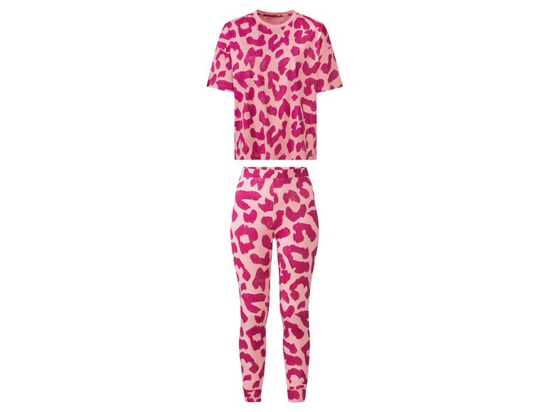 esmara Dames pyjama (L (44/46), Luipaard/roze)