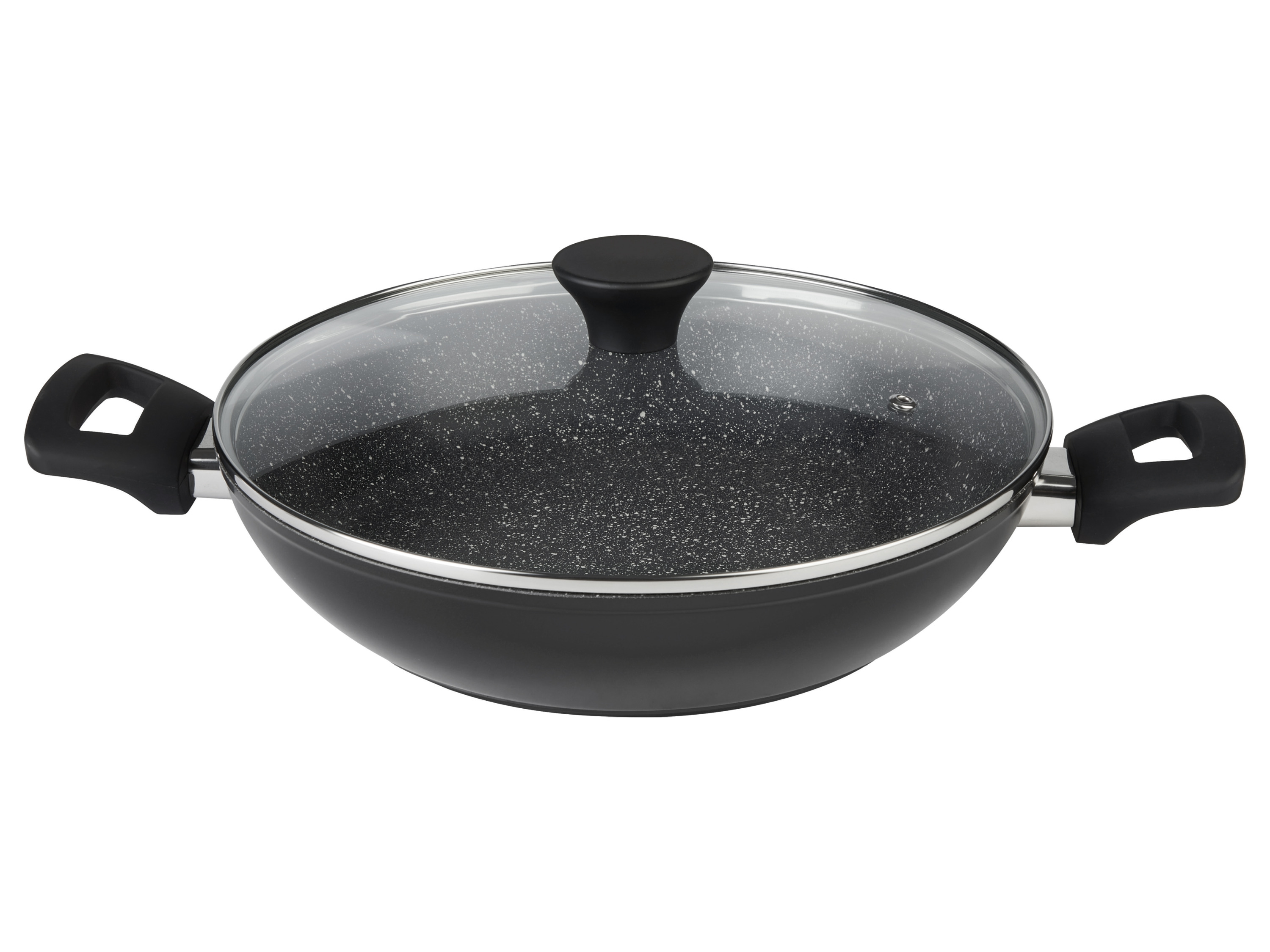 SILVERCREST Serveerpan Ø28 cm (Zwart)