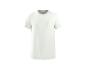 Wit T-shirt met korte mouwen en borstzak.