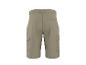 Khaki cargo shorts voor heren, achteraanzicht.