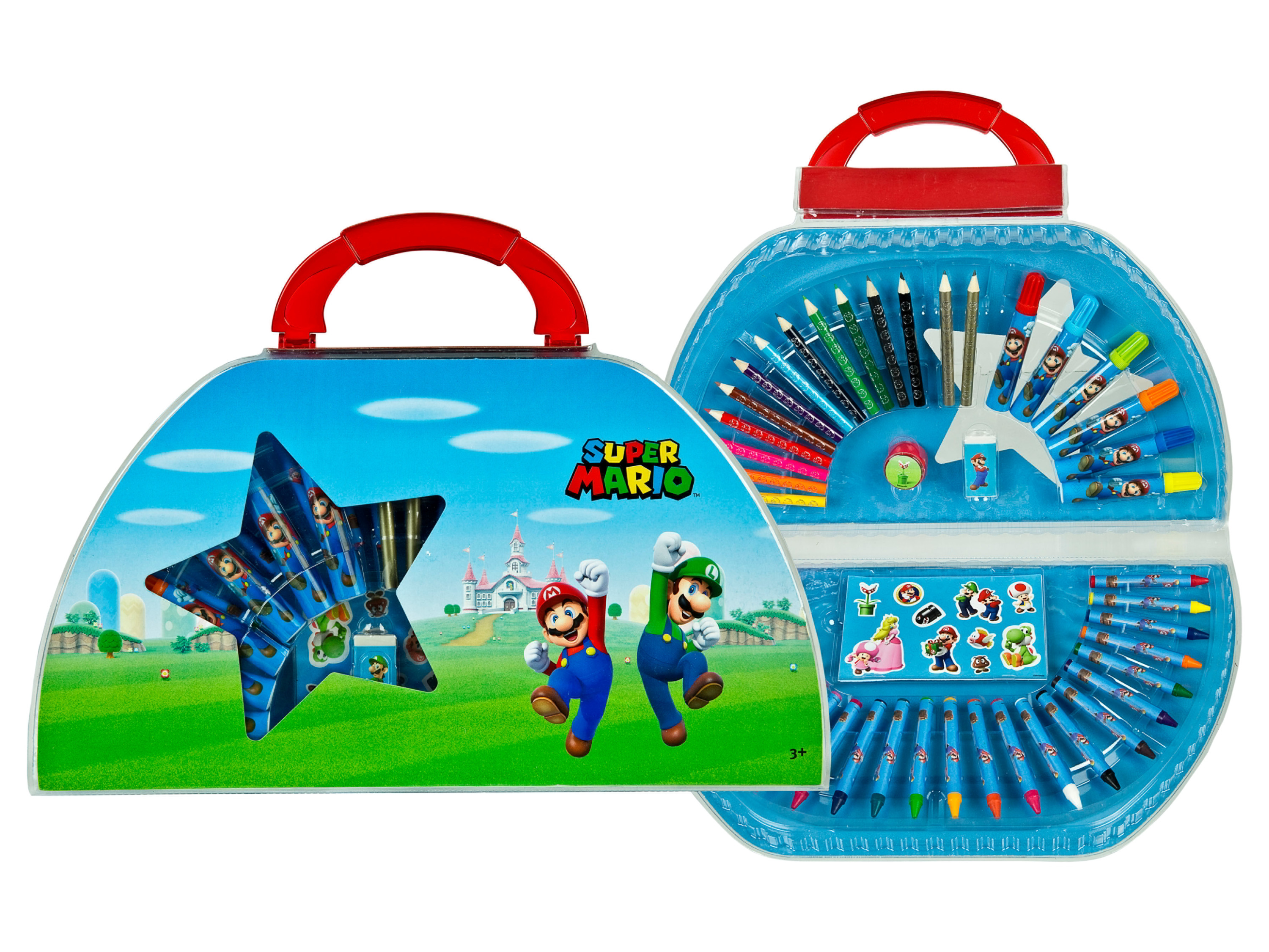 UNDERCOVER Tekenkoffer, 51-delig (Super Mario) afbeelding