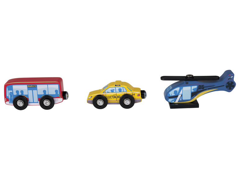 Ga naar volledige schermweergave: Playtive Houten voertuigen-set, 3 delig - afbeelding 19