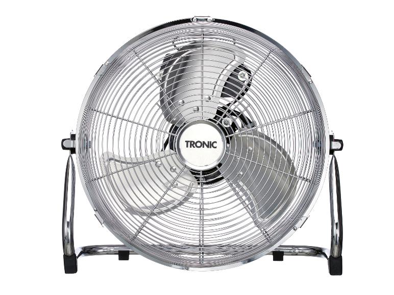 Chromen TRONIC staande ventilator.