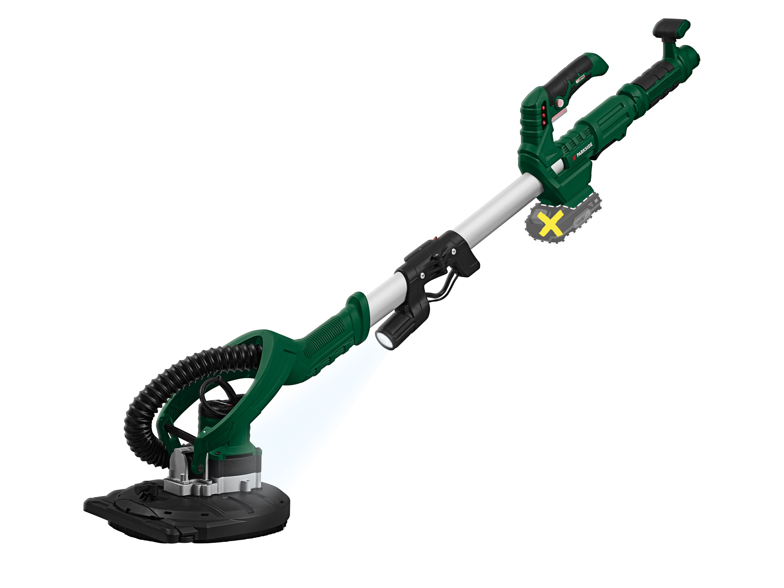 PARKSIDE Accu-plafond- en wandschuurmachine 20 V, zonder accu en lader