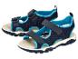 Kindersandalen in donkerblauw met turquoise details