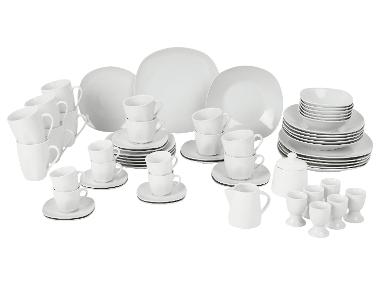 SILVERCREST® Porseleinen servies, 62-delig.
