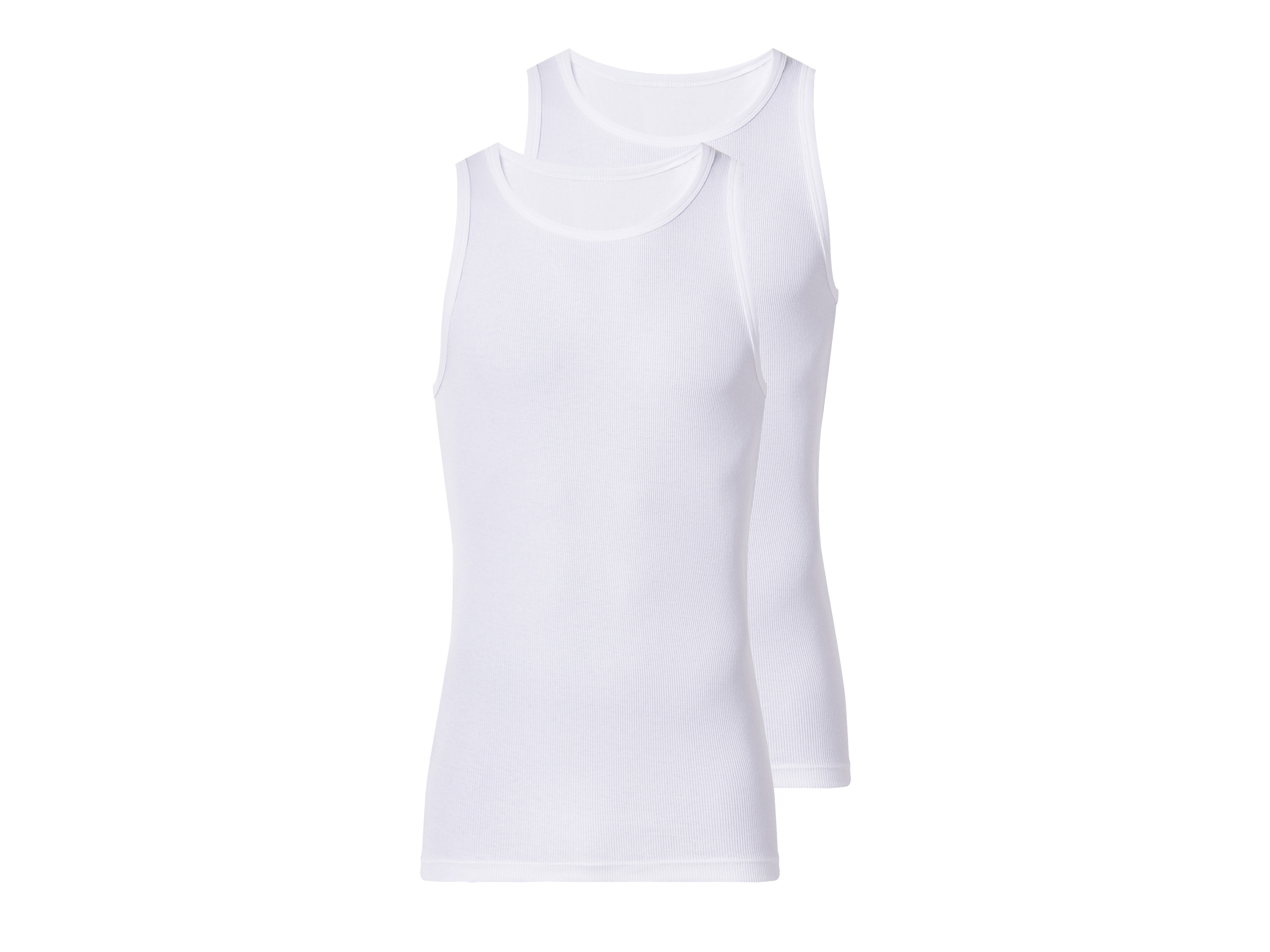 esmara Men Set van 2 heren hemden (Wit, S)