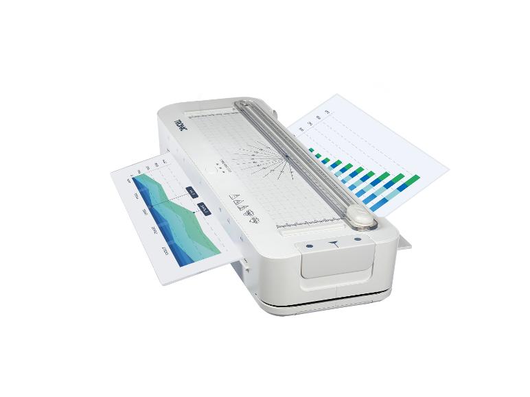 Tronc guillotine snijdt grafieken.