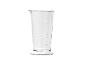 Transparante maatbeker met volumemarkeringen van 50 ml tot 700 ml.