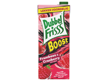 DubbelFrisss Boost framboos-cranberry