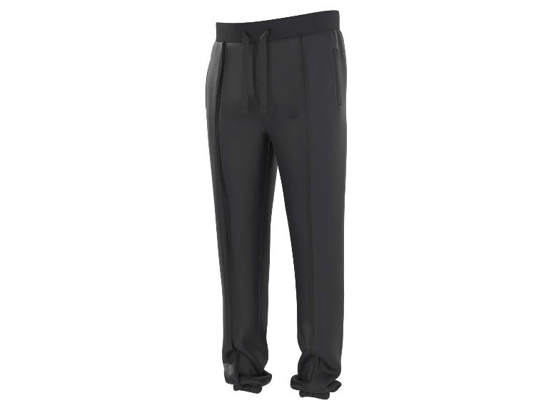 Zwarte joggingbroek met elastische tailleband.