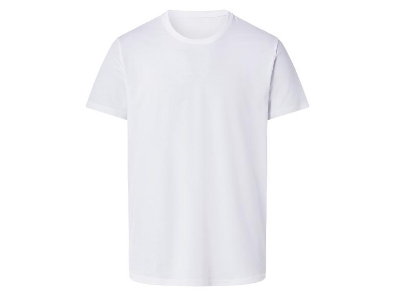 Wit T-shirt met ronde hals