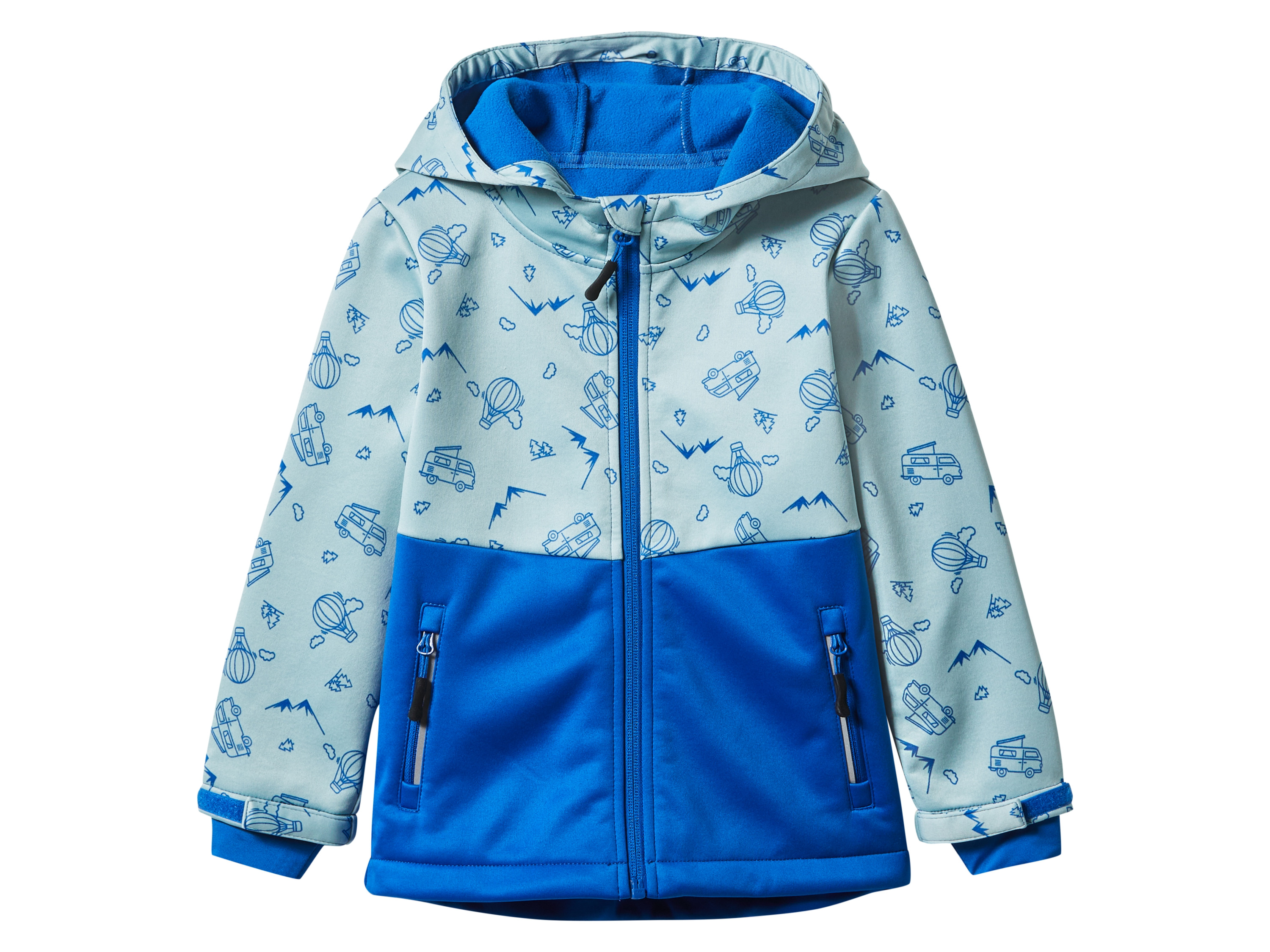 lupilu Kinder softshell jas (Lichtblauw/blauw, 98/104)
