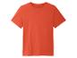 Oranje t-shirt met korte mouwen.