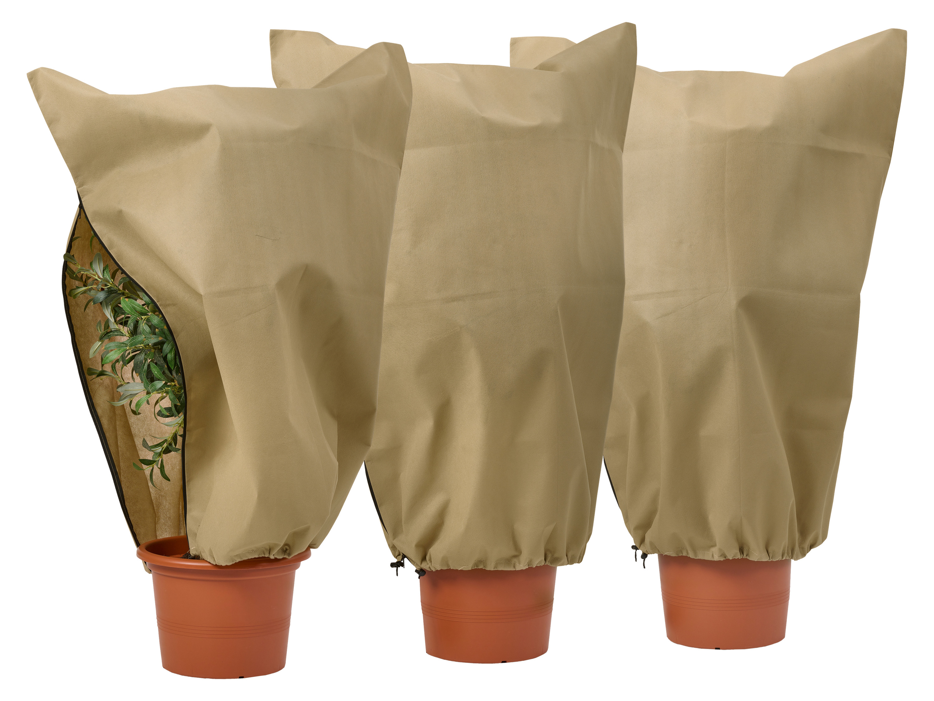 PARKSIDE Plantenhoes tegen vorst (L 3 stuks beige)
