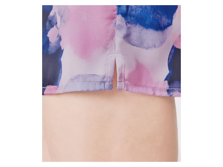 Dames shorts met abstracte print.