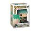 Funko Pop! Roronoa Zoro figuur uit One Piece, nummer 327, in doos.