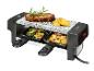 SilverCrest raclette grill met natuursteen, vlees, aardappelen en groenten met kaas