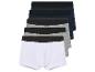 Set boxershorts: wit, grijs en donkerblauw.