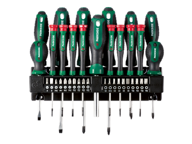 PARKSIDE® Schroevendraaierset met wandhouder