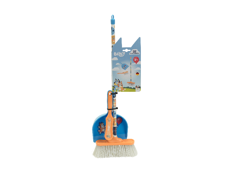 KLEIN Bluey speelgoed schoonmaakset met bezem, stoffer en blik.