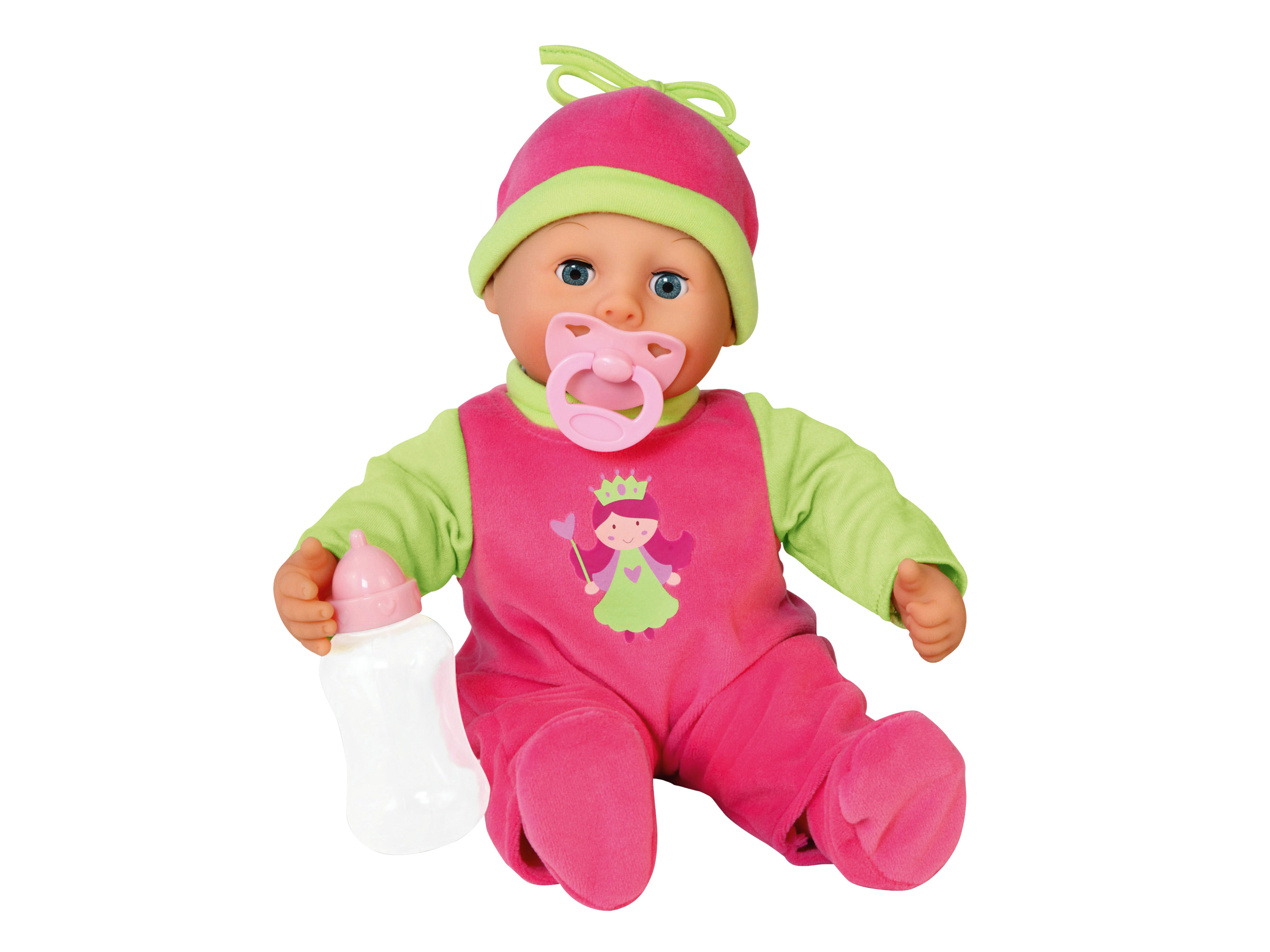 Bayer Design functiepop First Words Baby (Roze/Groen)