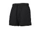 Zwarte heren zwemshort met elastische tailleband en trekkoord