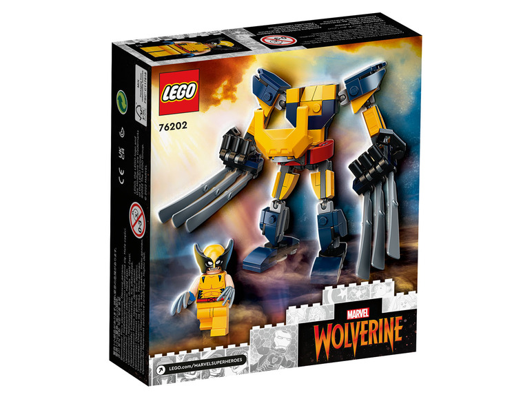 Ga naar volledige schermweergave: LEGO® Marvel Super Heroes Wolverine mechapantser - 76202 - afbeelding 2