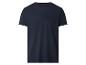 Donkerblauw T-shirt met korte mouwen voor heren