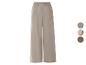 Beige wijde pijpenbroeken, verkrijgbaar in verschillende kleuren.