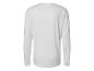 Wit heren t-shirt met lange mouwen.
