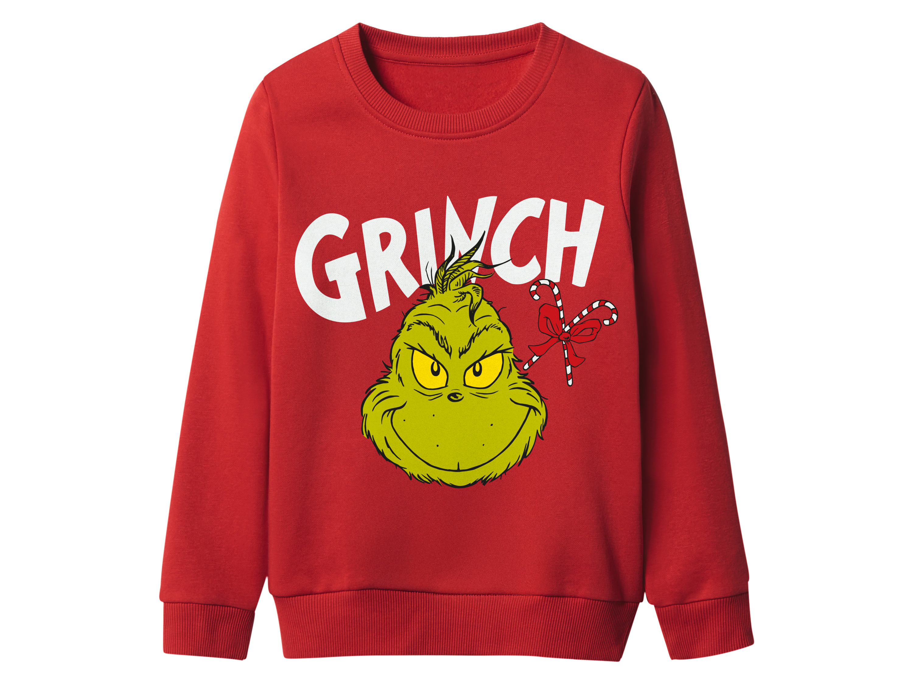 Kinder kersttrui The Grinch (Rood, 122/128)