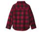 Rood-zwart geruit flanellen overhemd, achteraanzicht