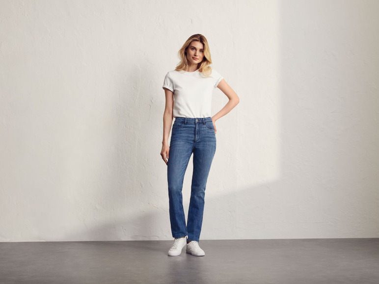 Ga naar volledige schermweergave: esmara® Dames jeans - straight fit - afbeelding 21