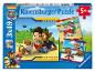 Ravensburger puzzel met Paw Patrol, 3x49 stukjes, 5+ jaar.