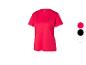 Rood sport-T-shirt met korte mouwen en ronde hals voor dames
