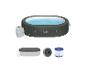 Lay-Z-Spa Mauritius opblaasbaar jacuzzi met accessoires: afdekking, filter en pomp.