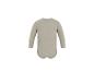 Lichtbeige romper met lange mouwen voor baby's, achteraanzicht